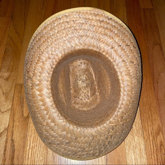 Natural straw western hat - Picture 5 of 8